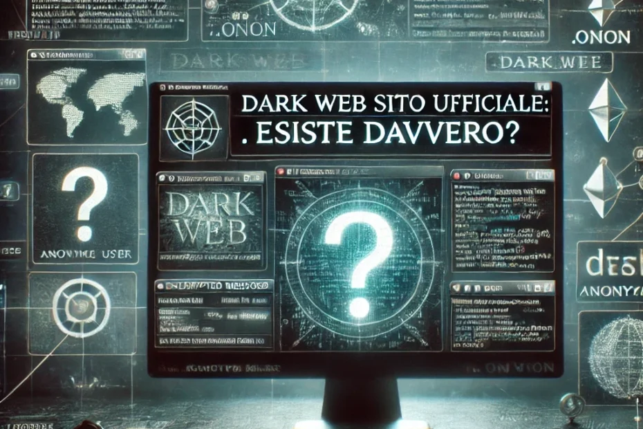 Dark Web Sito Ufficiale Esiste Davvero?